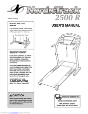 Nordictrack 2500 R Manuals | ManualsLib