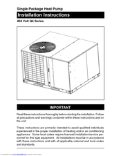 Nordyne Package Heat Pump Wiring Diagram from data2.manualslib.com