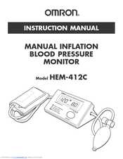 Omron HEM-412C Manuals | ManualsLib