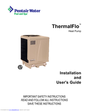 Pentair ThermalFlo Manuals | ManualsLib