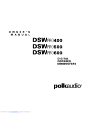 polk dsw pro 400