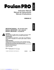 Poulan pro BVM200 LE Manuals | ManualsLib