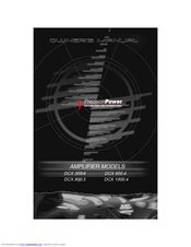 Precision power DCX 800.5 Manuals | ManualsLib