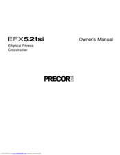 Precor EFX 5.21si Manuals | ManualsLib