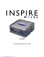 Presonus inspire 1394 driver mac