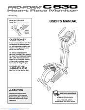 Pro-form C 630 Manuals | ManualsLib