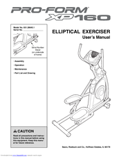 Proform XP 160 831.28645.1 Manuals | ManualsLib