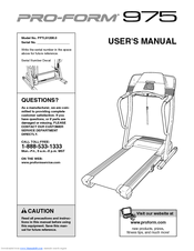 Proform 975 PFTL91206.0 Manuals | ManualsLib