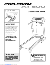 Proform AT 500 PFTL49906.0 Manuals | ManualsLib