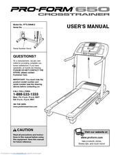 proform 650 crosstrainer