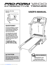 proform 1200 treadmill