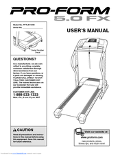 Proform 5.0fx Treadmill Manuals | ManualsLib