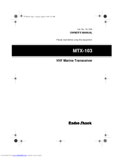 Radio shack MTX-103 Manuals | ManualsLib