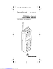 Radio shack PRO-90 Manuals | ManualsLib