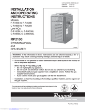 Raypak Rp2100 Asme R185b Manuals Manualslib
