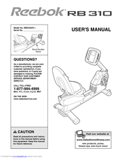 reebok i bike s user manual