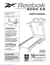 reebok 8000 es treadmill specifications