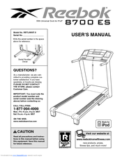 reebok 9500 es treadmill owners manual
