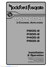 Rockford Fosgate Punch P500 2 Manuals Manualslib