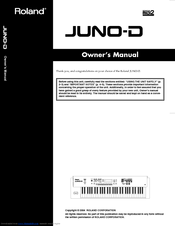 Roland Juno D User Manual Pdf