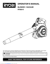 Ryobi RY08510 Manuals | ManualsLib