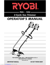 Ryobi 725r Manuals | ManualsLib