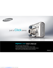 Samsung Digimax S800 - Digital Camera - 8.1 Megapixel Manuals | ManualsLib