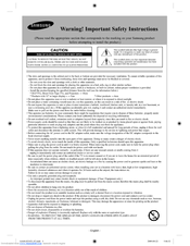 Samsung LN37B530P7F Manuals | ManualsLib