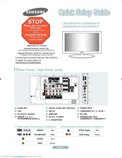 Samsung LN52A750R1F Manuals | ManualsLib