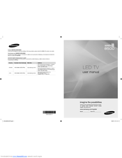 Samsung 6 series tv manual