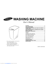 Samsung Washing Machine User Manual Wf42h5200a