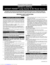 Schumacher electric INSTANT POWER IP-1850FL Manuals | ManualsLib