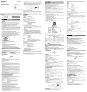 sony xb30 manual