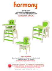 Harmony Eat Play Combination High Chair And Activity Center