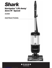 Shark Navigator Lift Away Zero M Speed Zu560 Manuals Manualslib