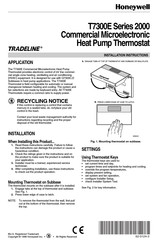 Honeywell T7300E Series Manuals | ManualsLib