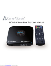 Cloner Alliance HDML-Cloner Box Pro Manuals