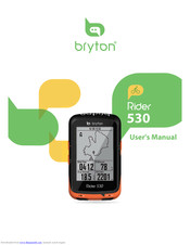 bryton rider 330 manual