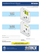 Doorking 1835 Manuals