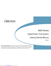 Aeroflex 8800SX Manuals | ManualsLib