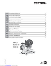 Festool KAPEX KS 120 EB Manuals | ManualsLib