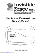 Invisible fence 800 Series Manuals | ManualsLib