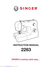 Singer Simple 2263 Manuals | ManualsLib