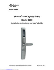 Adams Rite 80 0180 421 D 4300 Series Electrified Deadlatch Installation Instructions 421 D