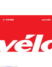 CERVELO S5 DISC USER MANUAL Pdf 