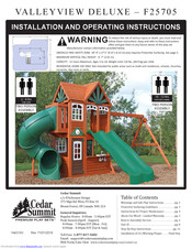 valleyview deluxe wooden playset