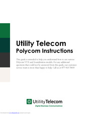 Polycom VVX 601 Series Manuals | ManualsLib