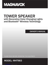 magnavox mht983 tower speaker