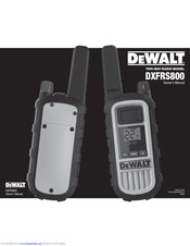 Dewalt DXFRS300 Manuals | ManualsLib