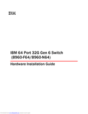 Ibm 60 F64 Hardware Installation Manual Pdf Download Manualslib